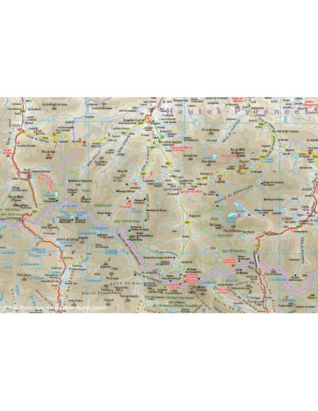 RKH Pyrenees - Pyrenäen - Pireneusok térkép