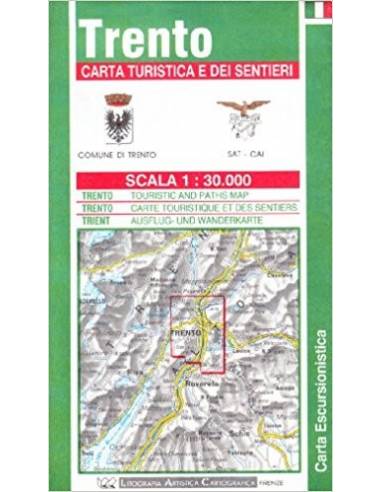 Trento turistatérkép