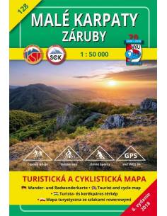 TM 128 Kis-Kárpátok turistatérkép - Malé Karpaty - Záruby