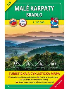 TM 129 Kis-Kárpátok turistatérkép - Malé Karpaty - Bradlo...