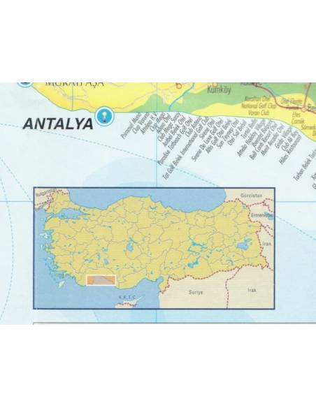 Török Riviera: Side / Belek / Manavgat térkép