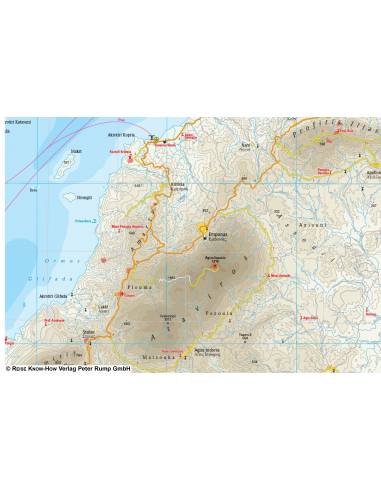 RKH Rhodos - Ródosz térkép
