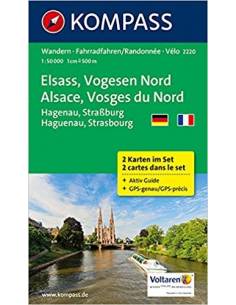 KK 2220 Elsass, Vogesen Nord - Elzász, Észak-Vogézek...