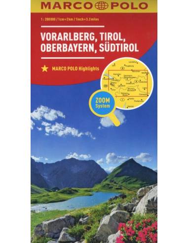 Vorarlberg, Tirol, Felső-Bajorország, Dél-Tirol...