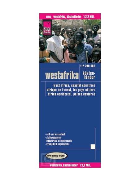 RKH West Africa: coastal countries - Westafrika Küstenlander - Nyugat-Afrika - Atlanti part térkép
