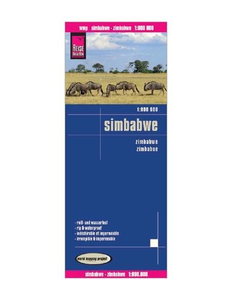 RKH Simbabwe - Zimbabwe térkép