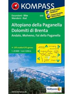 KK 649 ALTOPIANO DELLA PAGANELLA / DOLOMITI DI BRENTA...