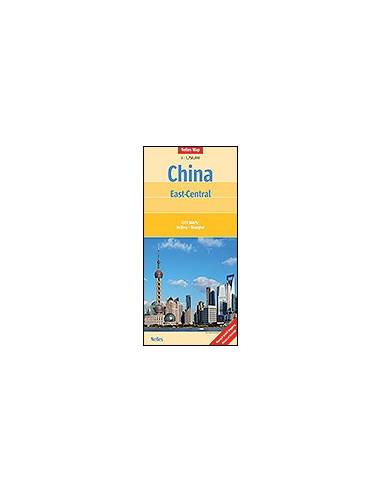 Kína Közép-Kelet  - China East-Central térkép