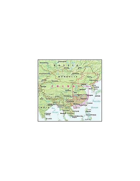 China South - Dél-Kína térkép
