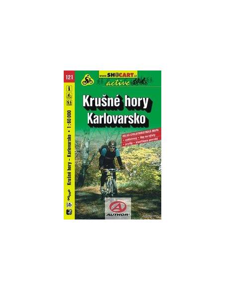 SC 121 Krusné Hory - Karlovarsko kerékpáros térkép