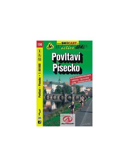 SC 136 Povltaví / Písecko kerékpáros térkép
