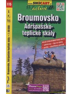 SC 115 Broumovsko / Adrspassko-Teplické Skály kerékpáros...