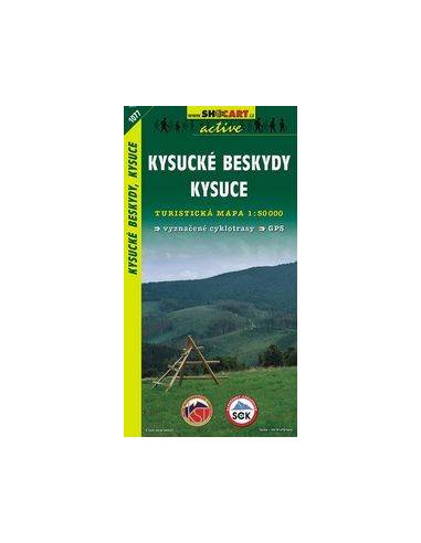 SC 1077 Kysucké Beskydy - Kysuce túratérkép
