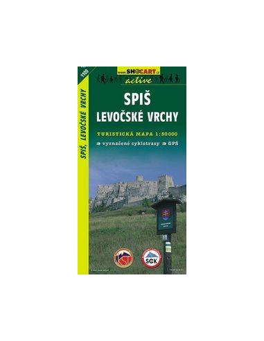 SC 1109 Spis, Levocské Vrchy túratérkép