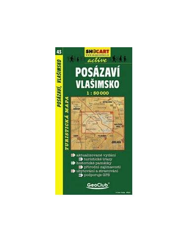 SC 43 Posázavi / Vlasimsko túratérkép