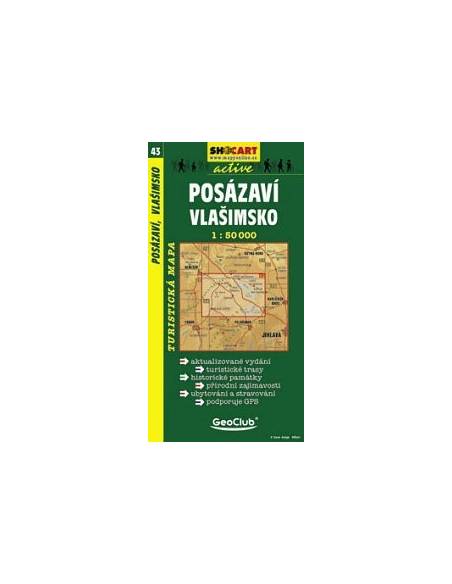 SC 43 Posázavi / Vlasimsko túratérkép