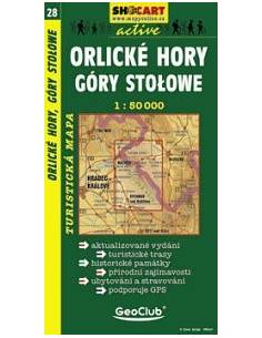 SC 28 Orlicke Hory / Góry Stolowe túratérkép