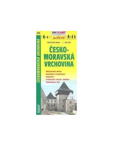 SC 210 Ceskomoravska / Vrchovina térkép