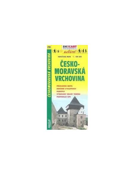 SC 210 Ceskomoravska / Vrchovina térkép