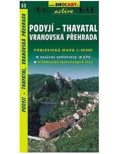 SC 53 Podyji-Thayatal / Vranovská Prehrada túratérkép