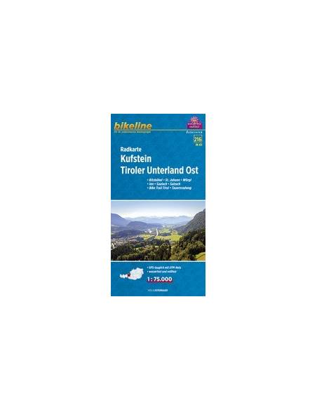 Kufstein - Tiroler Unterland Ost - Kelet-Tirol kerékpáros térkép