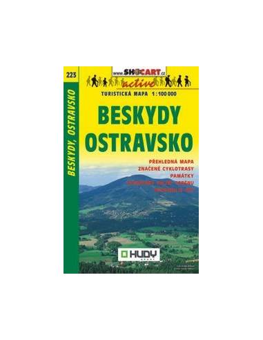 SC 223 Beskydy / Ostravsko térkép