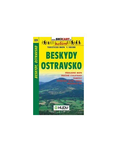 SC 223 Beskydy / Ostravsko térkép
