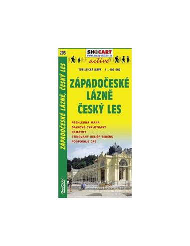 SC 205 Západoceské lázne / Cesky les térkép