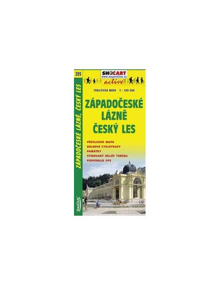 SC 205 Západoceské lázne / Cesky les térkép