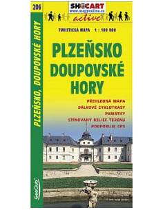 SC 206 Plzensko / Doupovské Hory térkép