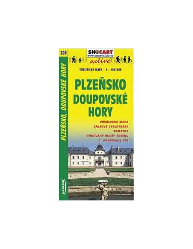 SC 206 Plzensko / Doupovské Hory térkép