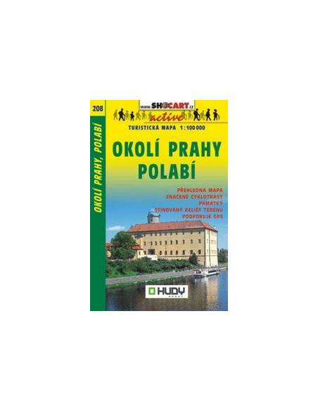 SC 208 Okolí Prahy / Polabí (Prága környéke észak-kelet) térkép
