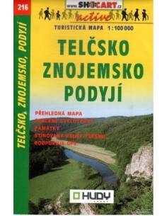 SC 216 Telcsko / Znojemsko / Podyji térkép