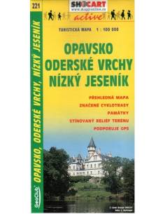SC 221 Opavsko / Oderské Vrchy / Nizky Jesenik térkép