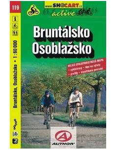 SC 119 Bruntálsko / Osoblazsko kerékpáros térkép