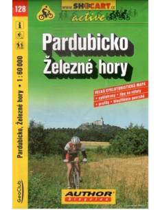 SC 128 Pardubicko / Zelezné Hory kerékpáros térkép