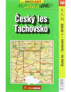 SC 130 Cesky Les / Tachovsko kerékpáros térkép 2