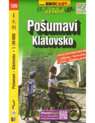 SC 135 Posumavi / Klatovsko kerékpáros térkép
