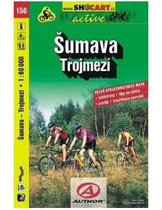SC 156 Sumava / Trojmezí kerékpáros térkép