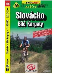 SC 170 Slovácko / Bílé Karpaty kerékpáros térkép