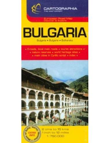 Bulgária térkép