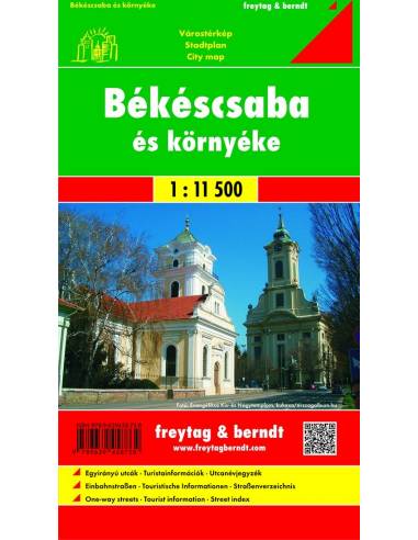 Békéscsaba és környéke térkép