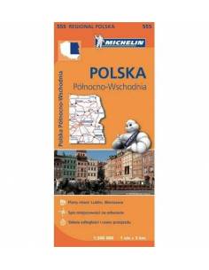 MN 555 Poland North East - Északkelet-Lengyelország térkép