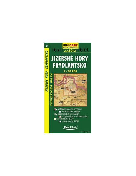 SC 2 Jizerské Hory Frydlantsko túratérkép