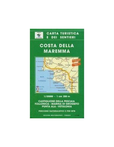 Costa della Maremma turistatérkép