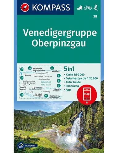 KK 38 Venedigergruppe - Oberpinzgau túra-, sí-...
