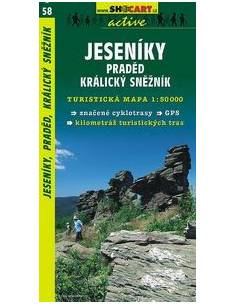 SC 58 Jeseniky Praded, Kralicky Sneznik térkép