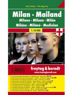 Milánó belváros zsebtérkép esőálló-City Pocket