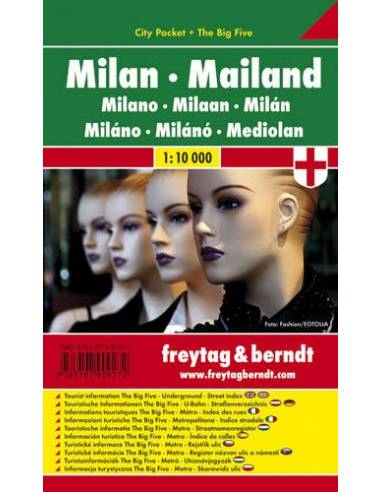 Milánó belváros zsebtérkép esőálló-City Pocket