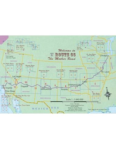 Route 66 travel atlasz